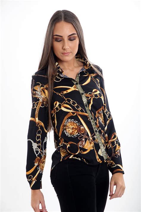 plus size versace inspired shirt